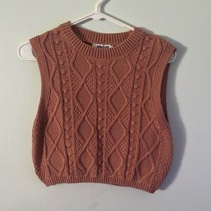 Blush Pink tank sweater vest